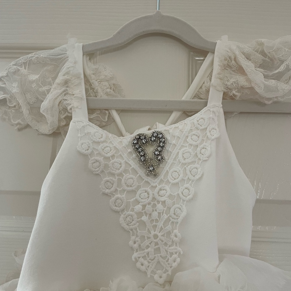 A size 7 cutest flower girl dress
